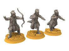 Load image into Gallery viewer, Rivandall - King guards, elves from the West, Middle rings for wargame D&amp;D, Lotr... Modular convertible miniatures Quatermaster3D
