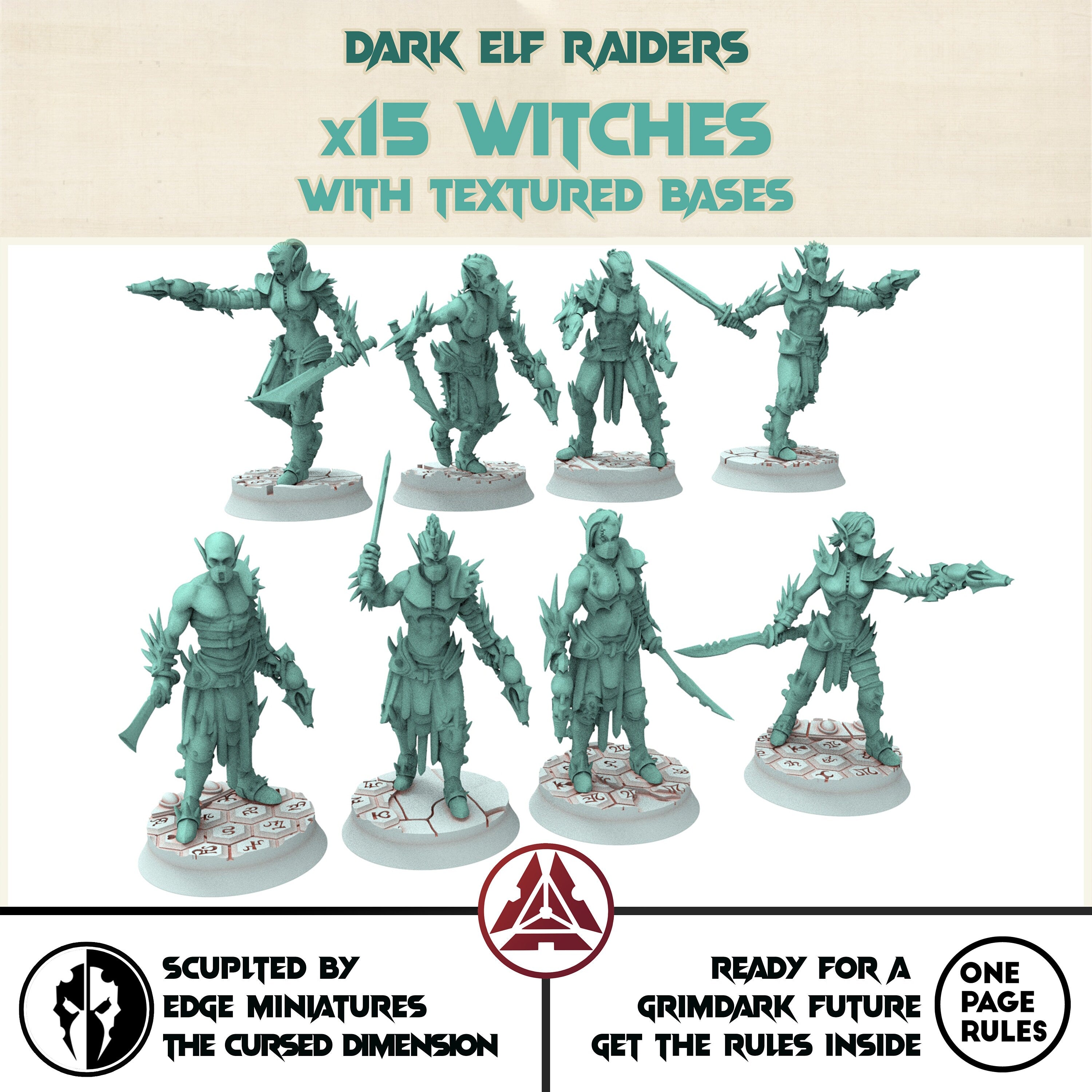 Dark city - Witches, Female gladiators of the Arena Dark eldar drow