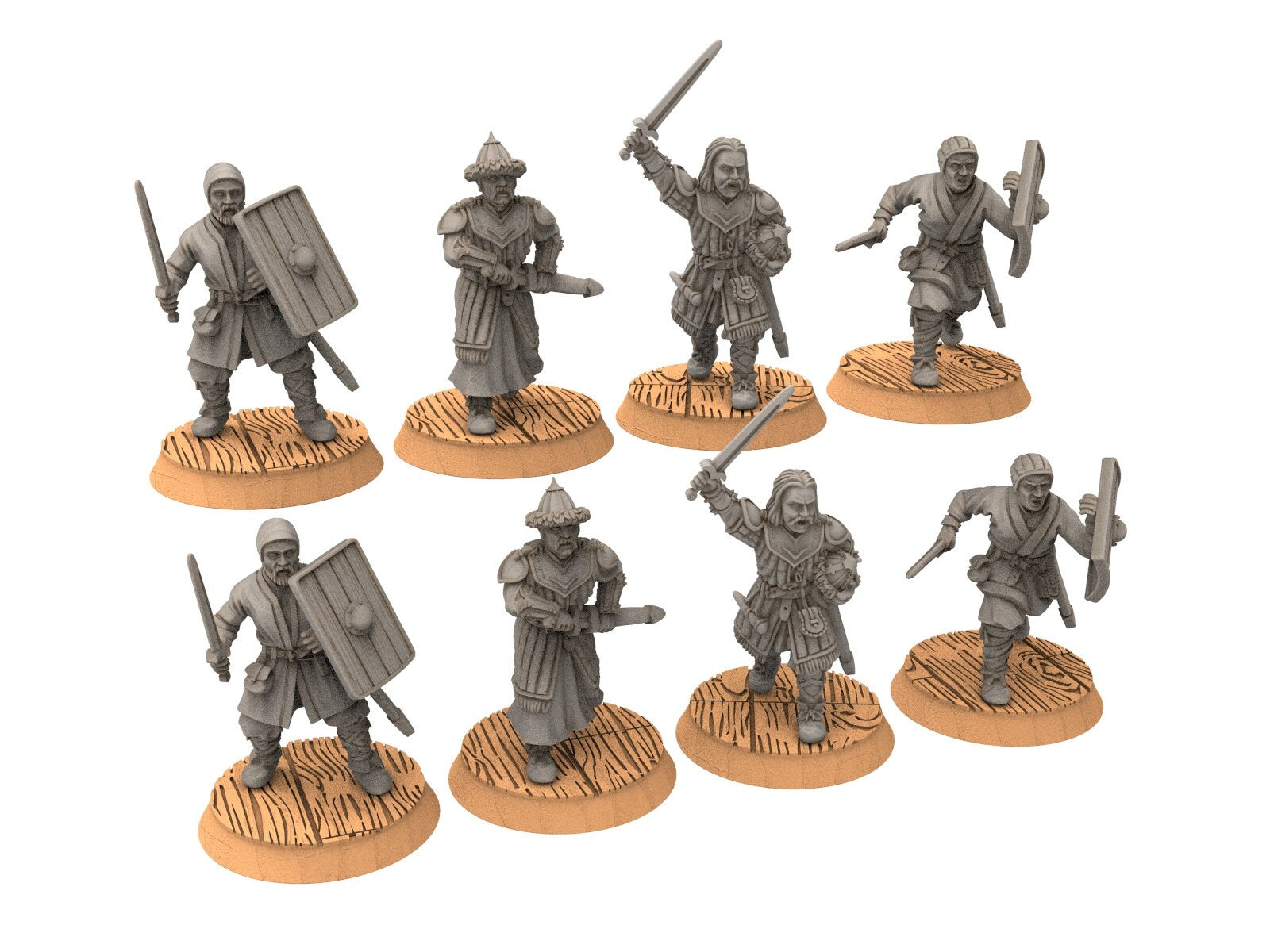 Lakecity - Army of Dobrynya, Boyar Of torgorod, Lake, dragon, Misty Mountains, Town miniatures for wargame D&D, Lotr... Medbury miniatures