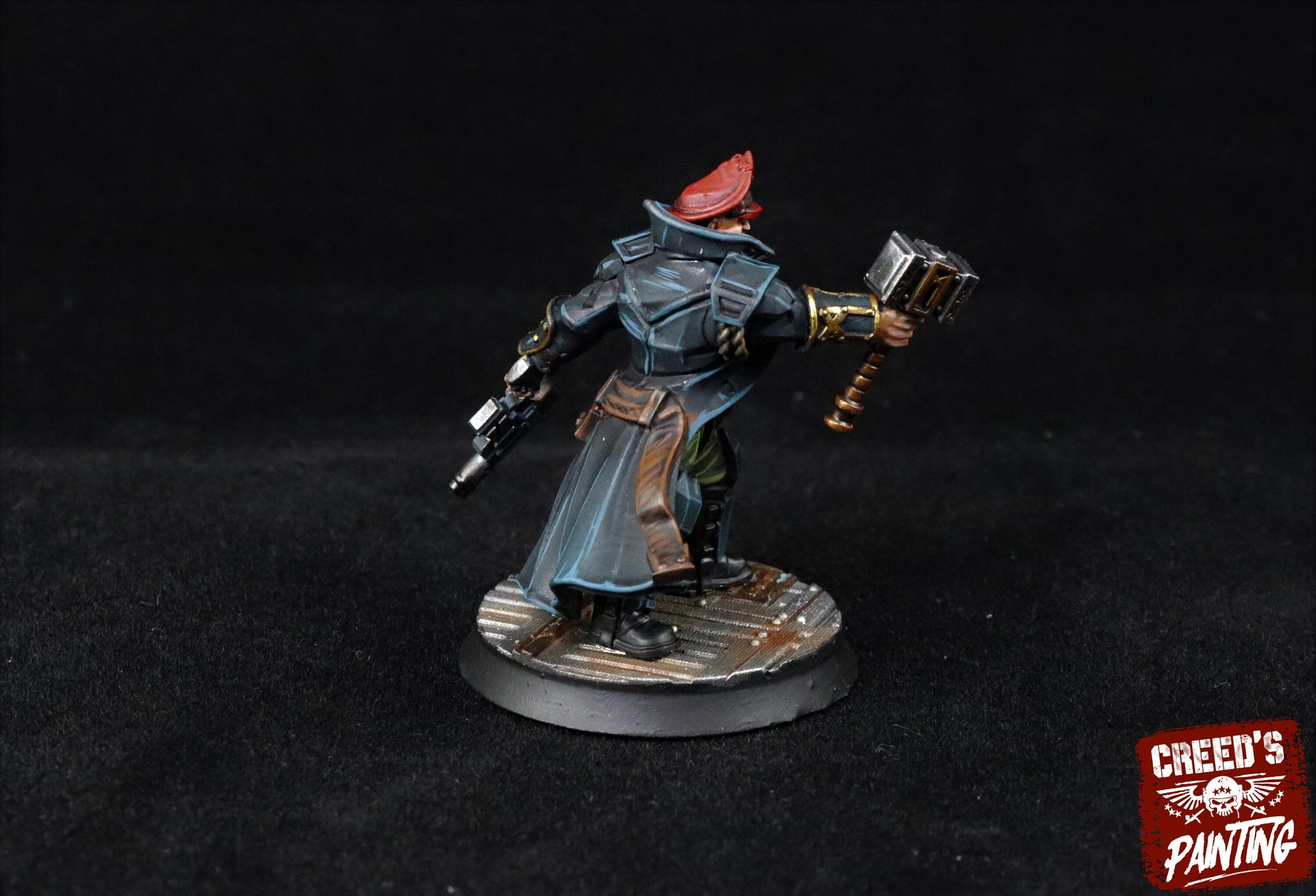 Rundsgaard - Creed's Warden, imperial infantry, post-apocalyptic empire, usable for tabletop wargame.