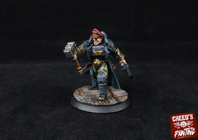 Rundsgaard - Creed's Warden, imperial infantry, post-apocalyptic empire, usable for tabletop wargame.