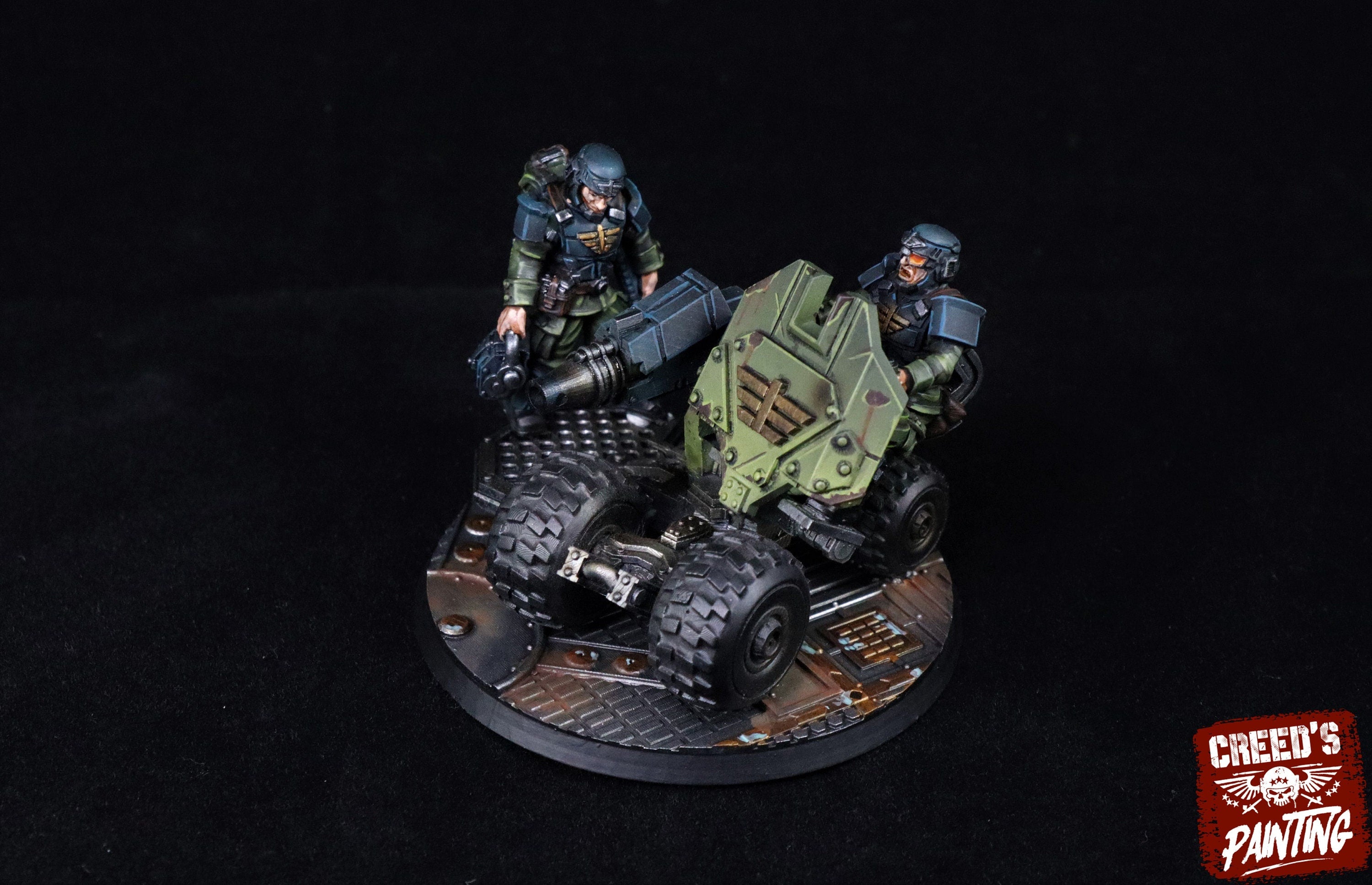 Rundsgaard - Raidho Heavy Weapons, imperial infantry, post-apocalyptic empire, usable for tabletop wargame.