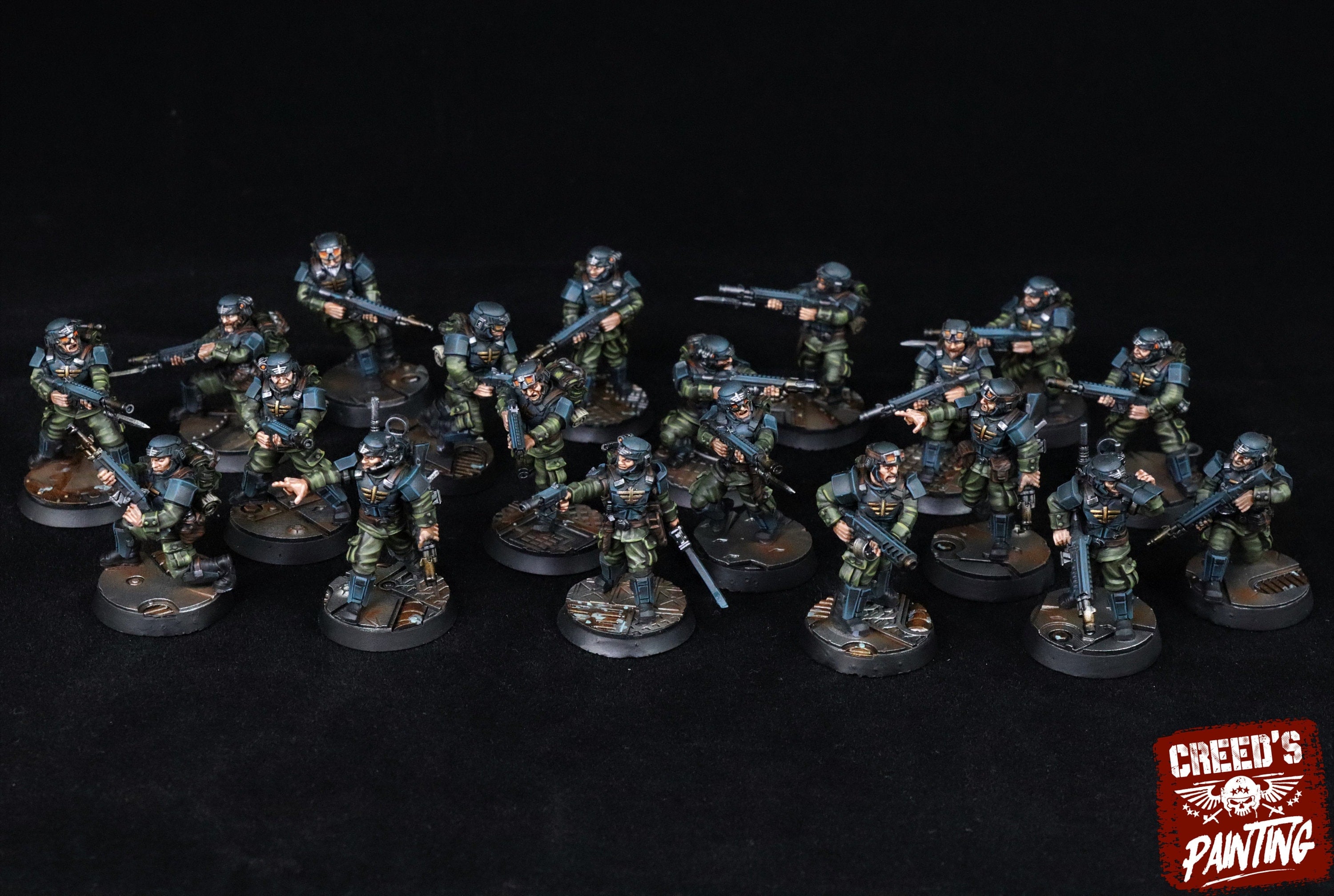 Rundsgaard - Main Troops, imperial infantry, post-apocalyptic empire, usable for tabletop wargame.