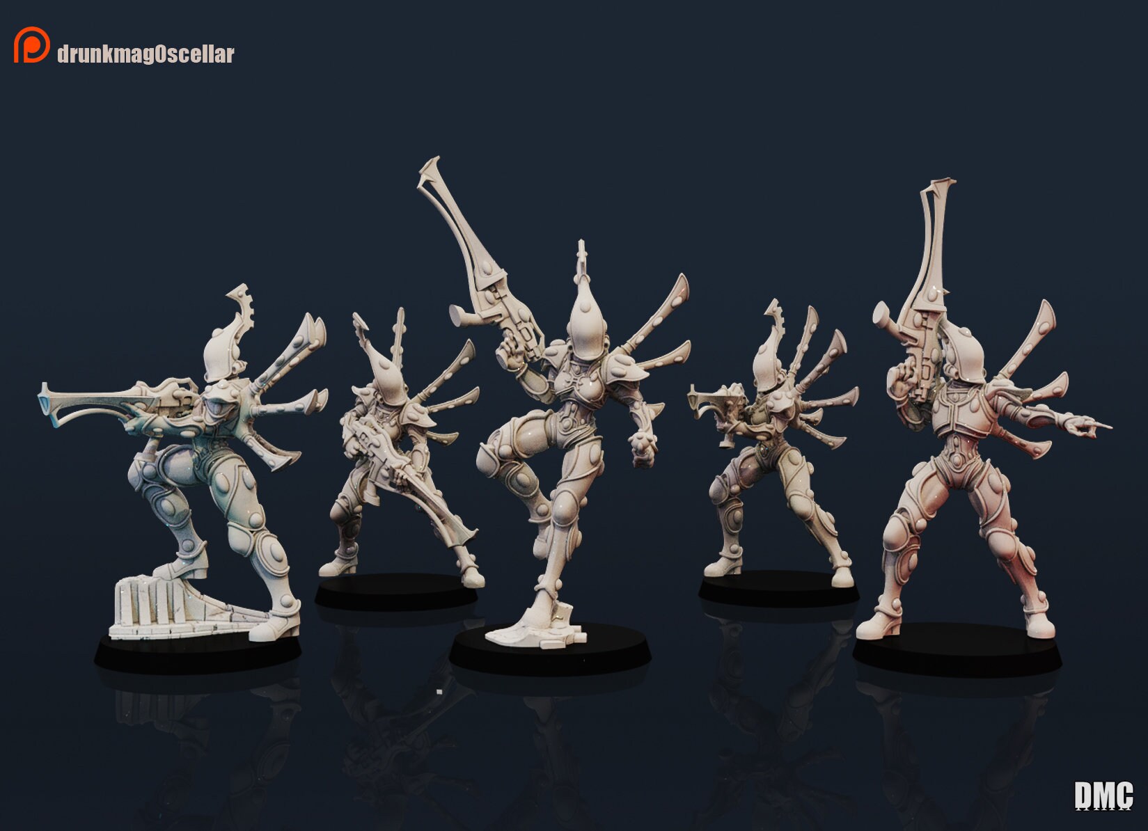 Space Elves - 10 Bone Guardians