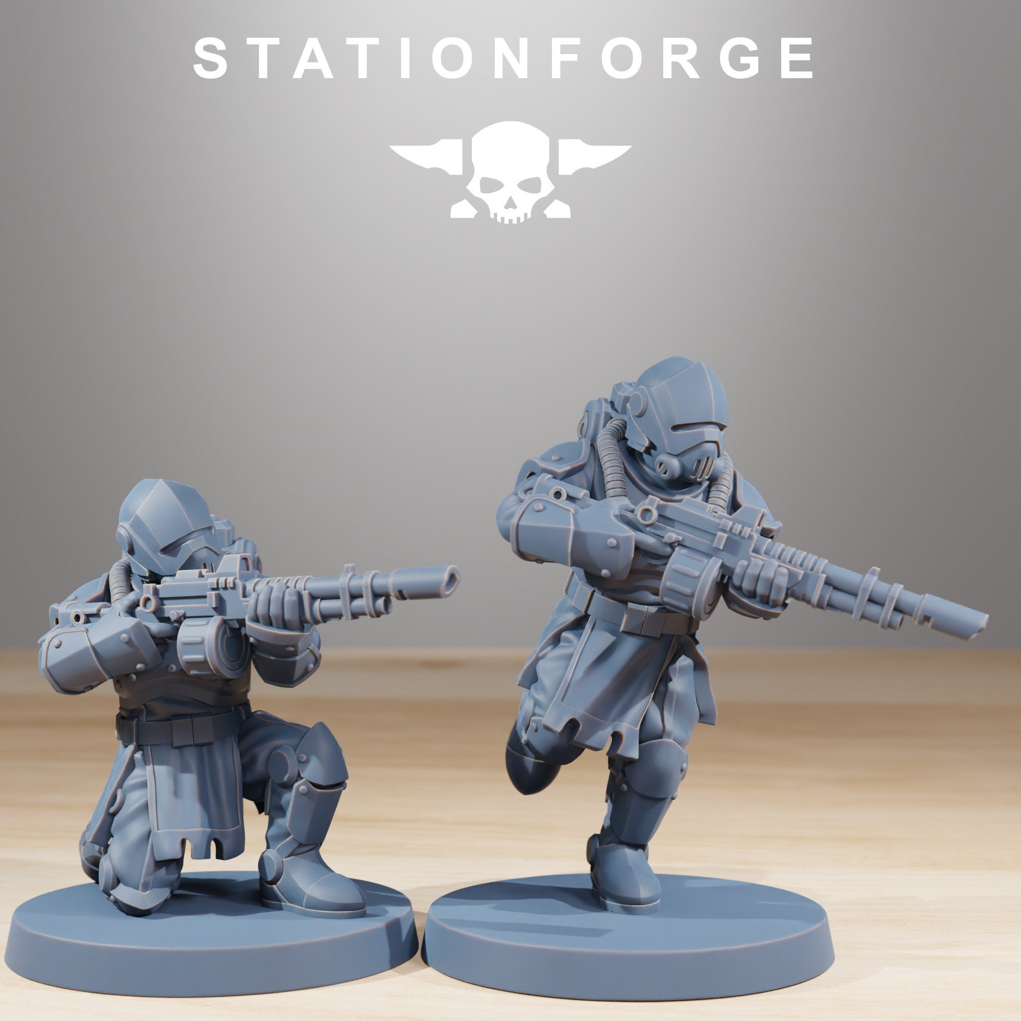 National Guard - Royal Guard Infantry, mechanized infantry, post apocalyptic empire, usable for tabletop wargame.