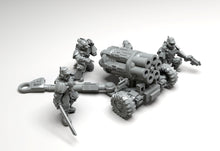 Charger l&#39;image dans la galerie, Imperial Army - Rocket Launcher, Heavy Support Weapons, infantry, post apocalyptic empire, modular miniatures usable for tabletop wargame.
