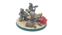 Charger l&#39;image dans la galerie, Imperial Army - Autocannon, Heavy Support Weapons team, infantry, post apocalyptic empire, modular miniatures usable for tabletop wargame.
