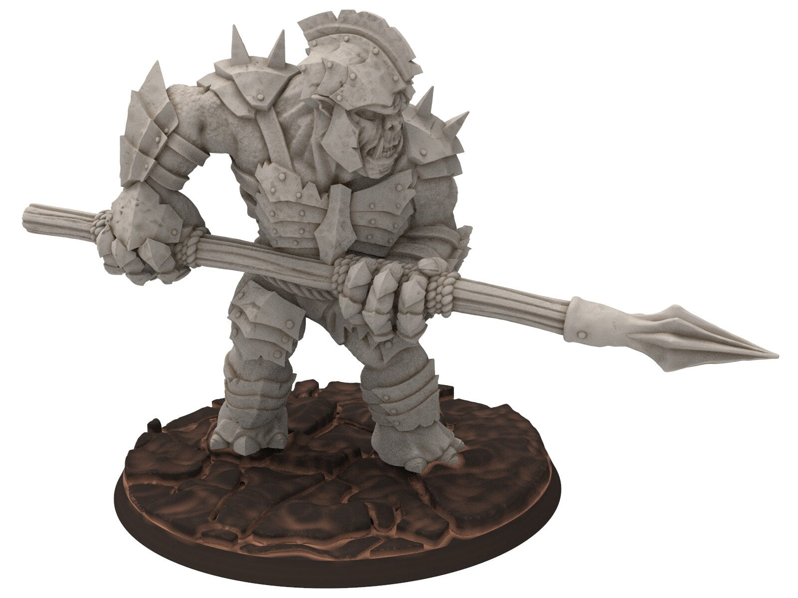 Orcs horde - War Troll - Assault Orcs, ruined city River siege, Middle rings miniatures for wargame D&D, Lotr... The Printing Goes Ever On