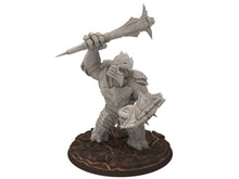Charger l&#39;image dans la galerie, Orcs horde - Catapult Troll Assault Orcs, ruins city River siege, Middle rings miniatures for wargame D&amp;D, Lotr... The Printing Goes Ever On
