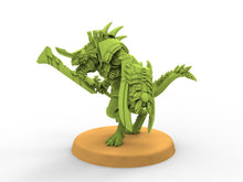 Charger l&#39;image dans la galerie, Lost temple - Stellar Lord Sword Saurian Hero lizardmen from the East usable for Oldhammer, battle, king of wars, 9th age
