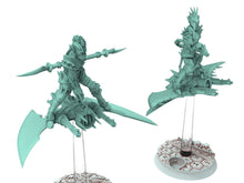 Load image into Gallery viewer, Dark city - x6 Arena Cult Speed Freaks Hoverboard Riders warriors Dark elves raiders eldar drow, Modular convertible 3D printed miniatures
