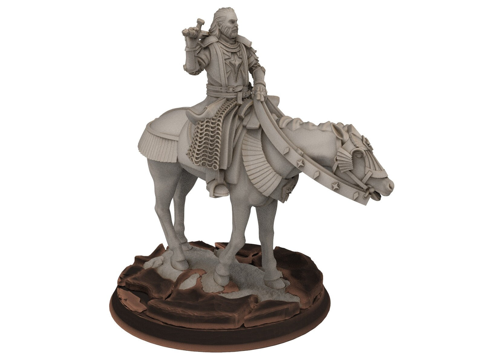 Gandor - Old Prince, of the west hight humans, miniatures for wargame D&D, Lotr... Davale