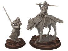 Load image into Gallery viewer, Gandor - Old Prince, of the west hight humans, miniatures for wargame D&amp;D, Lotr... Davale
