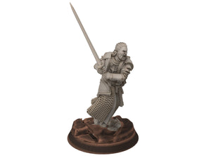 Gandor - Old Prince, of the west hight humans, miniatures for wargame D&D, Lotr... Davale