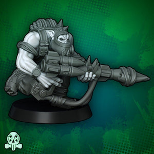 Green Skin - Orc Boss Rocket Commando