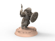 Load image into Gallery viewer, Dwarves - Kalak Axemen, The Dwarfs of The Mountains, for Lotr, Khurzluk Miniatures
