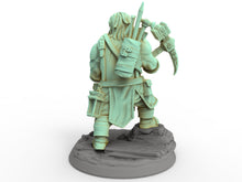 Charger l&#39;image dans la galerie, Dwarves - Hamead Drakemail, Gold seekers miners, for Wargames and Dungeons &amp; Dragons.
