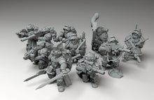 Charger l&#39;image dans la galerie, Imperial Army -Storm Troopers Heavy Weapons, imperial infantry, post apocalyptic empire, modular miniatures usable for tabletop wargame.
