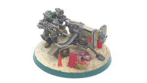 Imperial Army - Mortar Team, Heavy Support Weapons, infantry, post apocalyptic empire, modular miniatures usable for tabletop wargame.