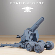 Charger l&#39;image dans la galerie, Grimguard - Heavy Artillery, mechanized infantry, post apocalyptic empire, Onager, usable for tabletop wargame.

