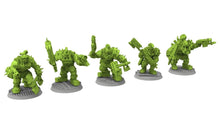 Charger l&#39;image dans la galerie, Green Skin - Savage Orc Warboyz from iceland planet green-skinned Warbands Modular Kit heads torso legs GGW
