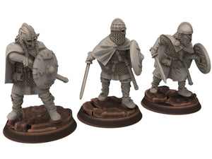 Wildmen - Wildmen west bundle army, shields, Dun warriors warband, Middle rings miniatures for wargame D&D, Lotr... Medbury miniatures