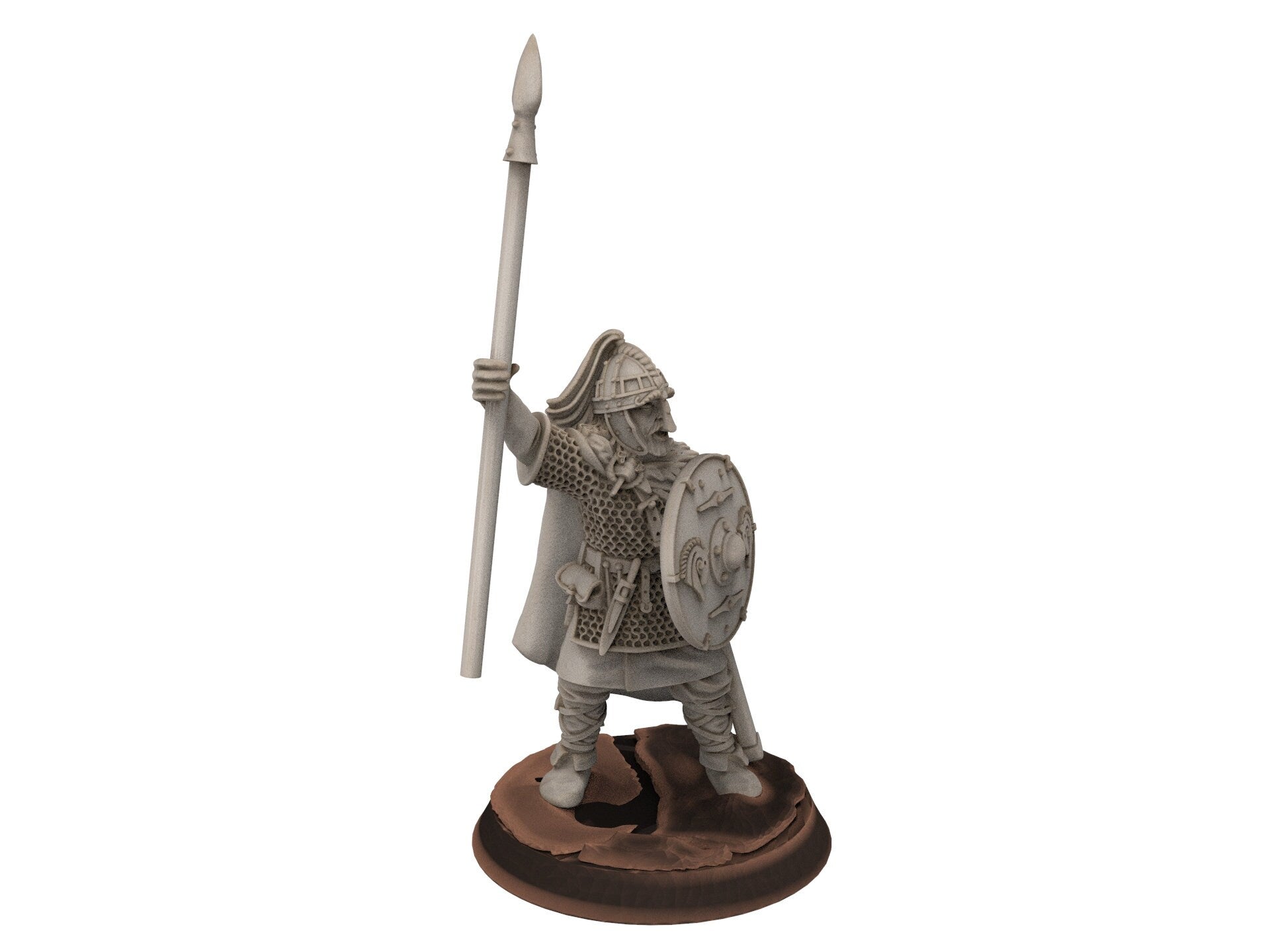 Rohan - Hengest Captain, Knight of Rohan, the Horse-lords, rider of the mark, minis for wargame D&D, Lotr... Medbury miniatures