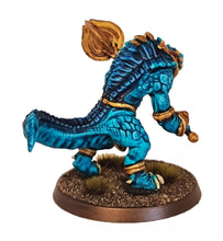 Charger l&#39;image dans la galerie, Lost temple - Caiman Hero lizardmen usable for wargames, Oldhammer, battle, king of wars, 9th age, dungeons and dragons
