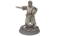 Charger l&#39;image dans la galerie, Gandor - Citadel Guard Siege engine Crew members, Defender of the city wall, miniature for wargame D&amp;D, Lotr... Medbury miniatures
