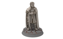 Load image into Gallery viewer, Gandor - Citadel Lady doing flower farewell, Defender of the city wall, miniature for wargame D&amp;D, Lotr... Medbury miniatures
