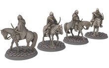 Load image into Gallery viewer, Gandor - Citadel guard Lancer Cavalry spearmen, Defender of the city wall, miniature for wargame D&amp;D, Lotr... Medbury miniatures
