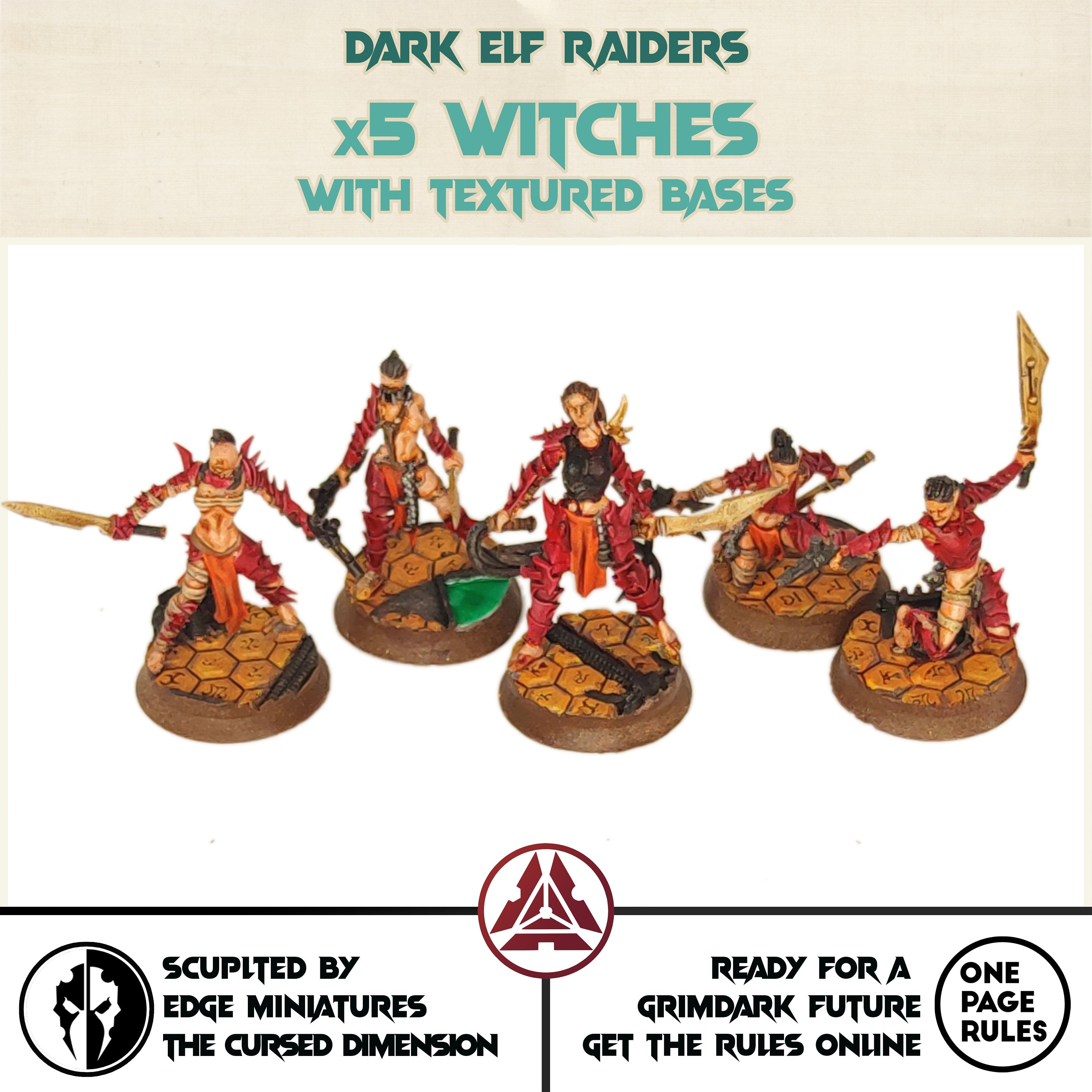 Dark city - Female gladiators of the Arena Dark eldar drow 