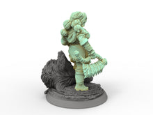Charger l&#39;image dans la galerie, Dwarves - Female Dwarf Ranger, for Wargames, Pathfinder, Dungeons &amp; Dragons and other TTRPG.
