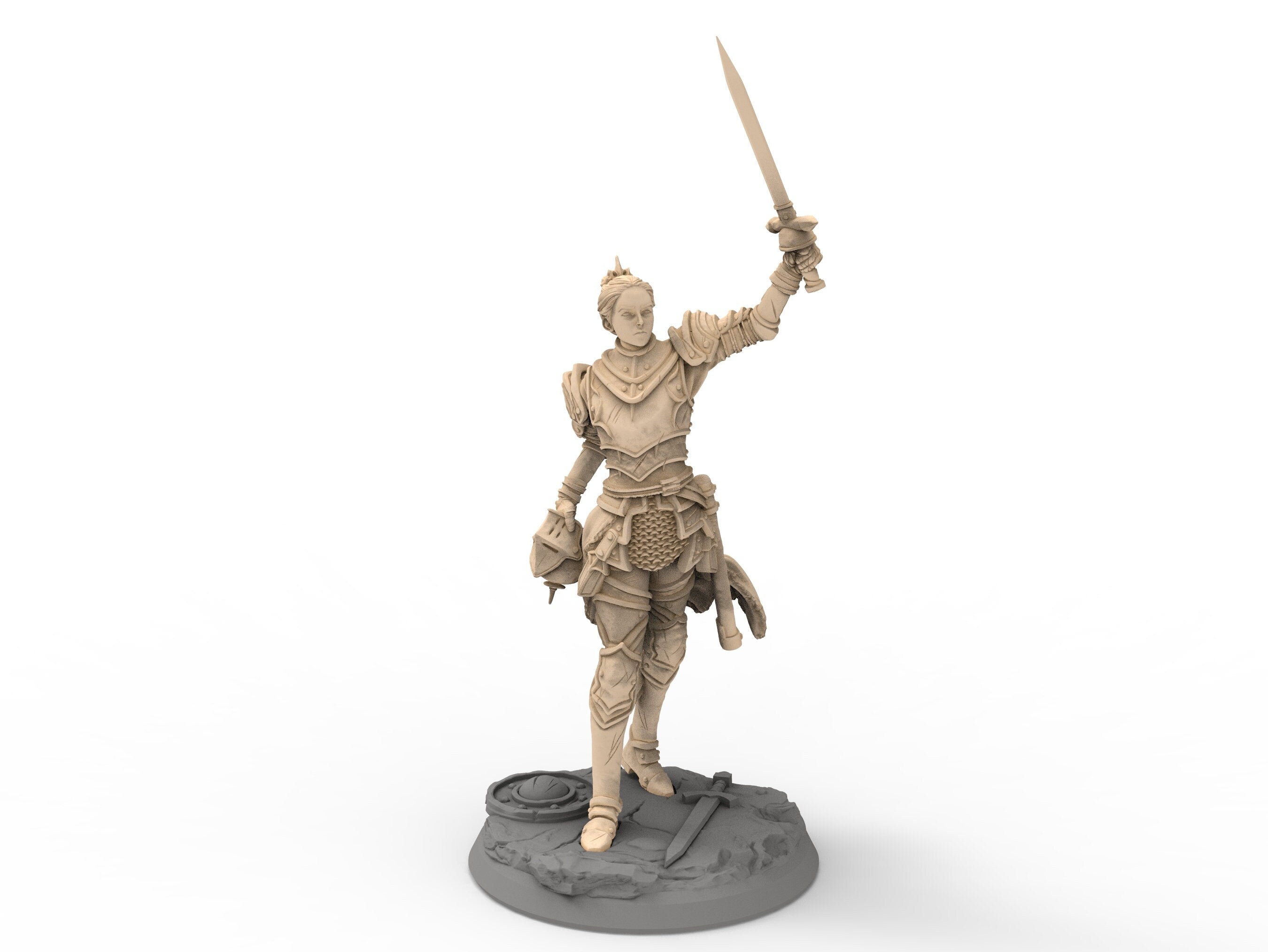 Humans - Coliseum Queen, for Wargames, Pathfinder, Dungeons & Dragons and other TTRPG.