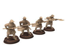 Load image into Gallery viewer, Medieval - Halberdier Captain, 13th century Generic men at arms Medieval soldiers, 28mm Historical Wargame, Saga... Medbury miniatures
