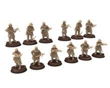 Load image into Gallery viewer, Medieval - Crossbowmen, 11 to 15th century Generic mercenary Medieval soldier, 28mm Historical Wargame, Saga... Medbury miniatures
