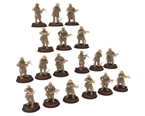 Medieval - Crossbowmen, 11 to 15th century Generic mercenary Medieval soldier, 28mm Historical Wargame, Saga... Medbury miniatures