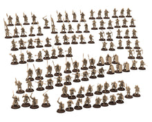 Charger l&#39;image dans la galerie, Medieval - England Men-at-arms on foot, Army bundle 12 to 15th century, 100 Years War, 28mm Historical Wargame, Saga... Medbury miniatures
