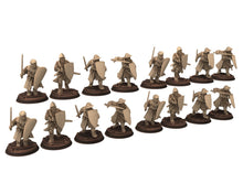 Load image into Gallery viewer, Medieval - France Men-at-arms on foot, Army bundle 12 to 15th century, 100 Years War, 28mm Historical Wargame, Saga... Medbury miniatures
