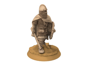 Vendel Era - Chieftain, Warriors Warband, Germanic Tribe, 7 century, miniatures 28mm, Infantry for wargame Historical... Medbury miniature