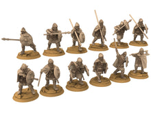 Charger l&#39;image dans la galerie, Vendel Era - Chieftain, Warriors Warband, Germanic Tribe, 7 century, miniatures 28mm, Infantry for wargame Historical... Medbury miniature
