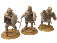 Charger l&#39;image dans la galerie, Vendel Era - Bundle army, Warriors Warband, Germanic Tribe, 7 century, miniatures 28mm, Infantry for wargame Historical... Medbury miniature
