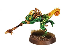 Charger l&#39;image dans la galerie, Lost Temple - Commando Chameleon skink lizardmen from the East usable for Oldhammer, battle, king of wars, 9th age
