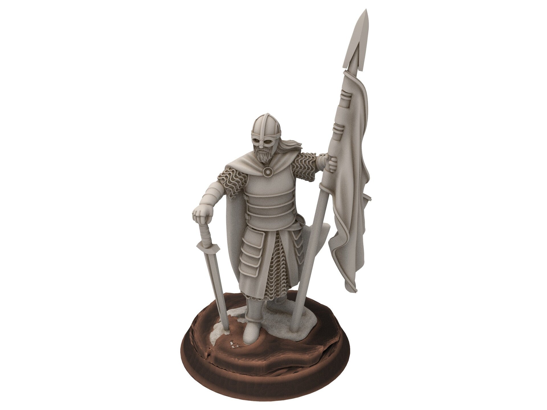 Rohan - Riders of Warhorses Banner, Knight of Rohan, the Horse-lords, rider of the mark, minis for wargame D&D, Lotr...