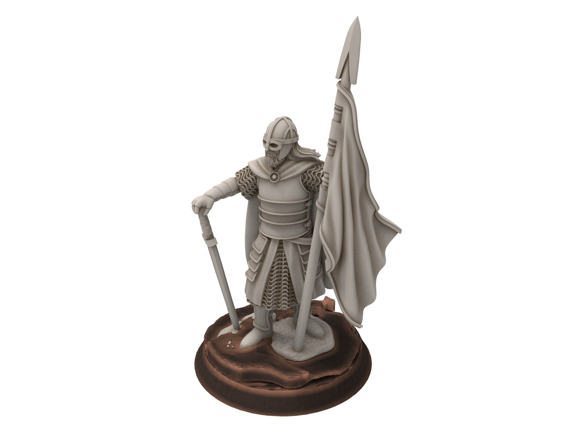 Rohan - Riders of Warhorses Banner, Knight of Rohan, the Horse-lords, rider of the mark, minis for wargame D&D, Lotr...