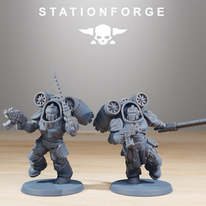 Socratis - Deviators, mechanized infantry, post apocalyptic empire, usable for tabletop wargame.