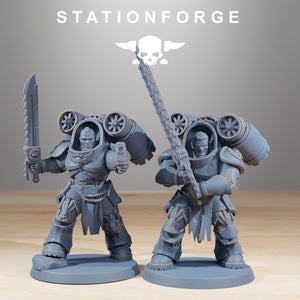 Socratis - Deviators, mechanized infantry, post apocalyptic empire, usable for tabletop wargame.