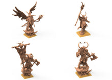 Load image into Gallery viewer, Beastmen - Chamans Beastmen warriors of Chaos
