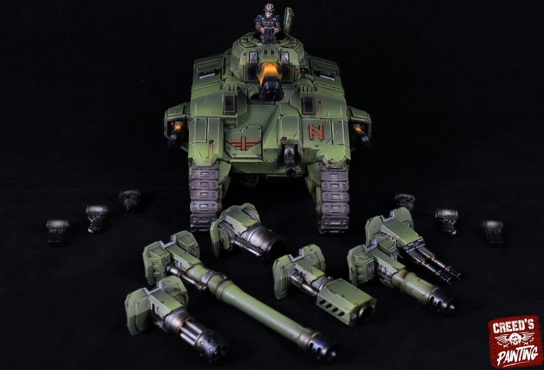 Rundsgaard - Fenrir Battle Tank, imperial infantry, post-apocalyptic empire, usable for tabletop wargame.