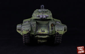 Rundsgaard - Fenrir Battle Tank, imperial infantry, post-apocalyptic empire, usable for tabletop wargame.